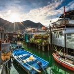 Aberdeen fish village Hong Kong China